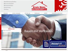 Tablet Screenshot of erwin-meier.de